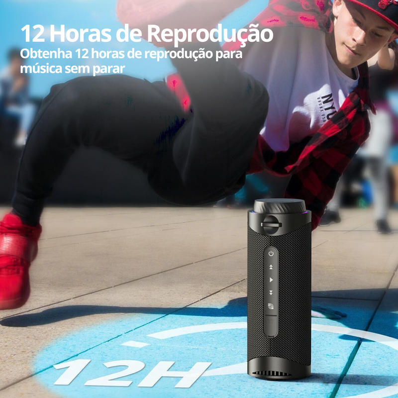 Caixa de Som Bluetooth T7 - 30W de Potência a Prova d'água (ÙLTIMAS UNIDADES)